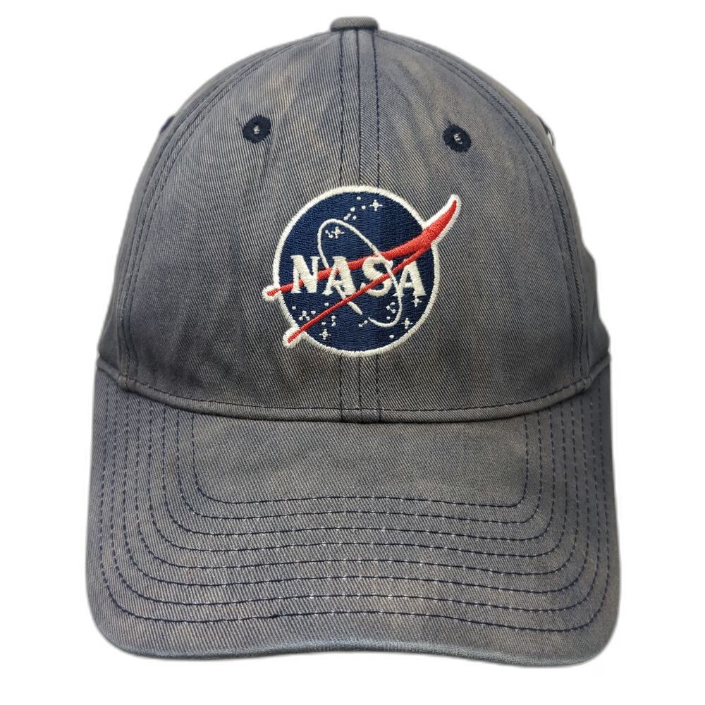 American Needle NASA Kennedy Space Center Hat Blue One Size Baseball Cap Cotton